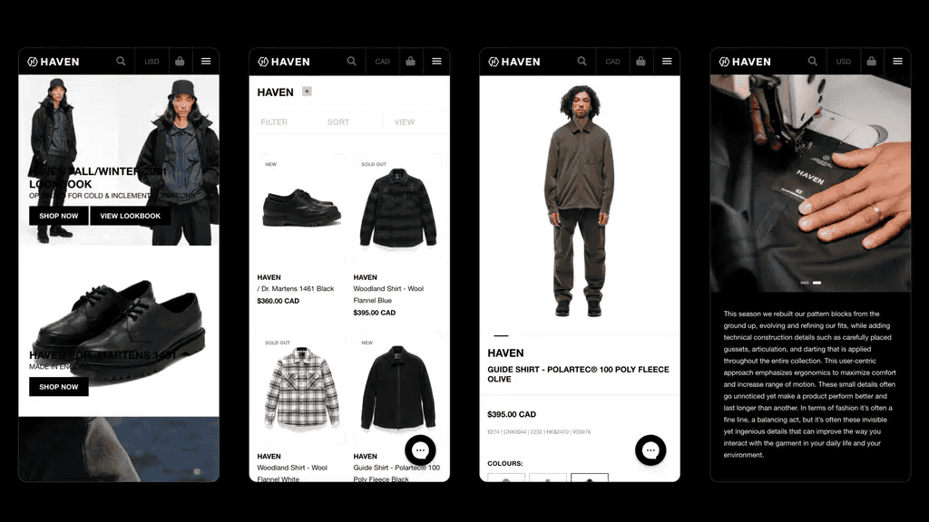 Haven Menswear Case study